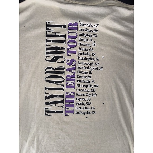 Taylor Swift Shirt Adult Large The Eras Tour Concert Collage Music Travis Kelce - Picture 9 of 11